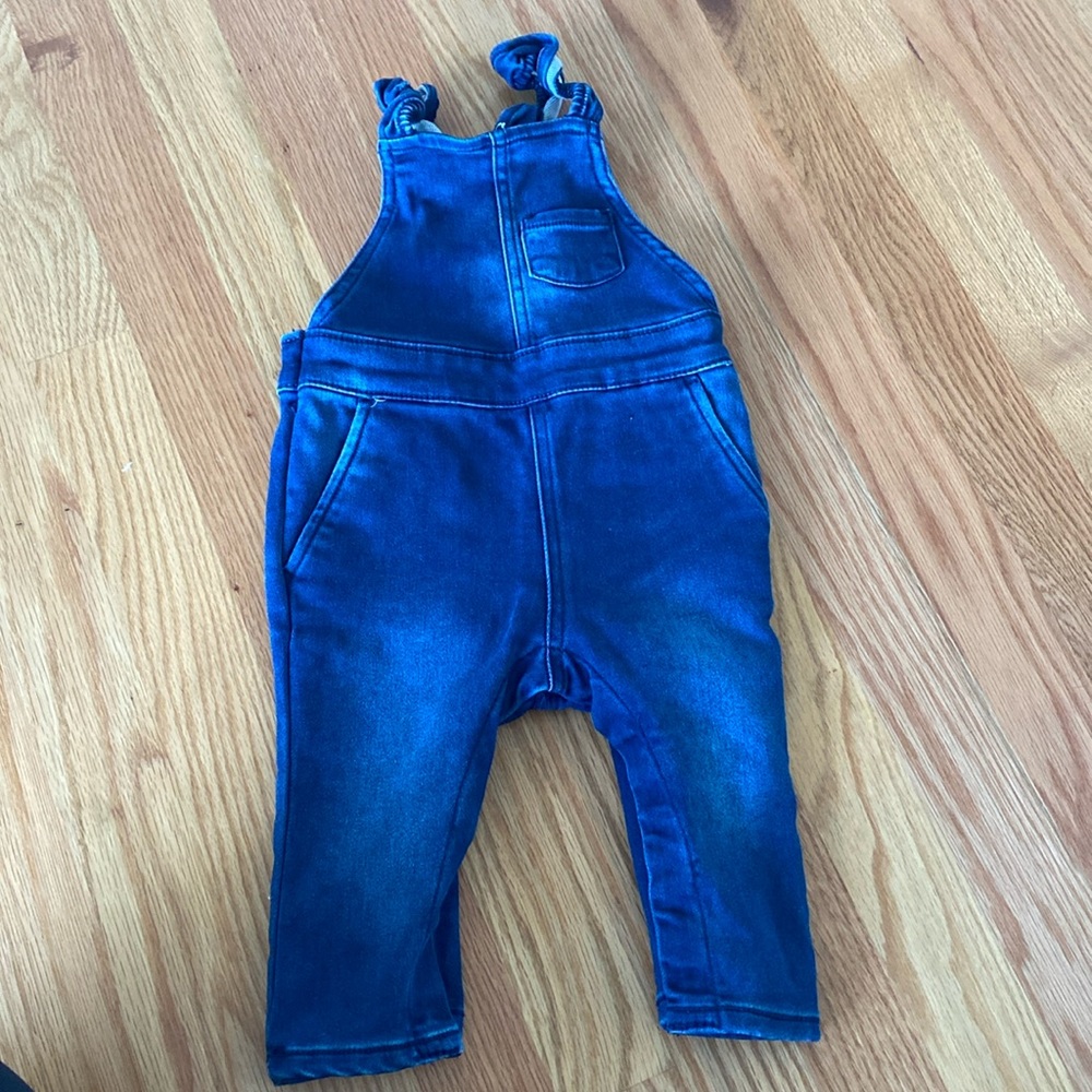 Baby girl denim overalls